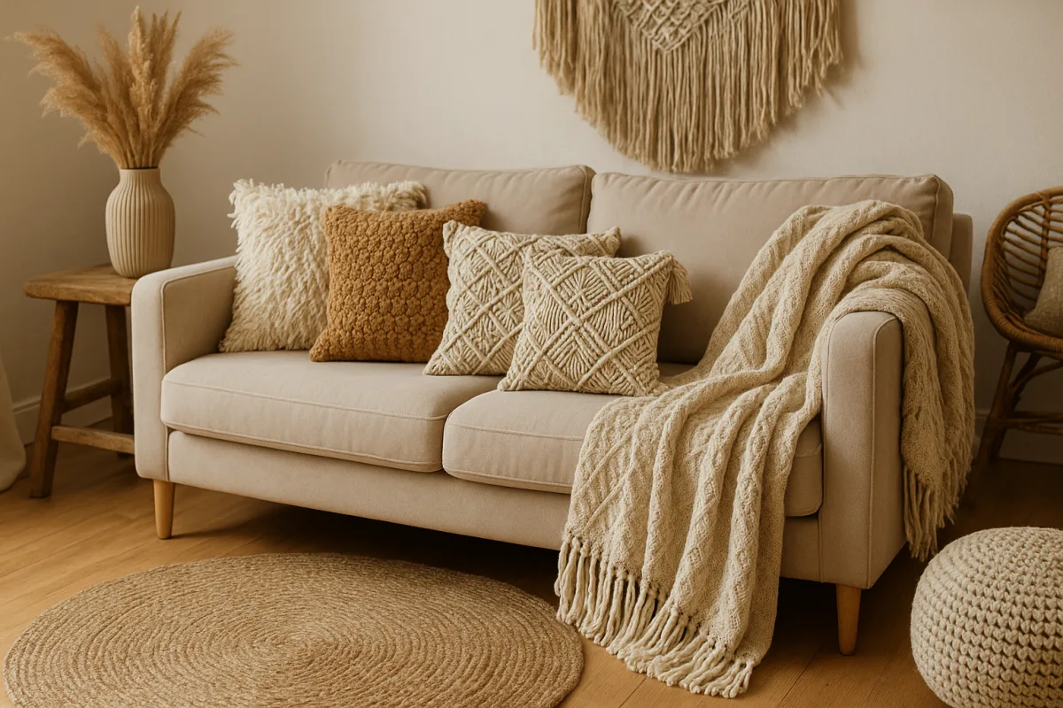 Quali tessuti preferire nell'arredo stile boho? Guida pratica per un ambiente davvero accogliente