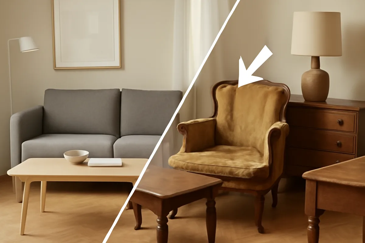 Qual è il migliore modo per combinare arredi nuovi e vecchi? Scopri l’errore comune che rovina l’armonia