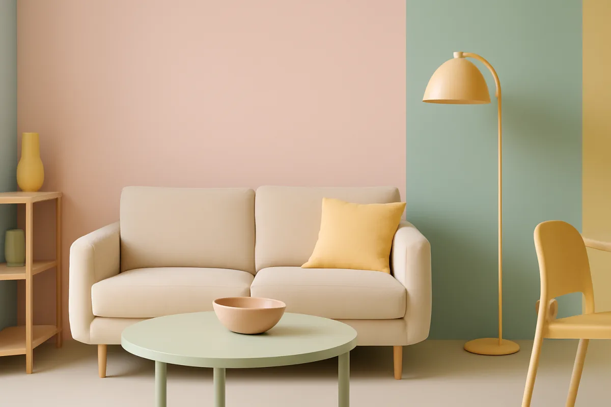 Tonalità pastello negli ambienti minimal: il consiglio degli esperti per non sbagliare accostamenti