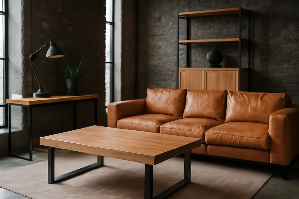 Stile industriale e legno naturale: la combinazione ideale che non stanca mai