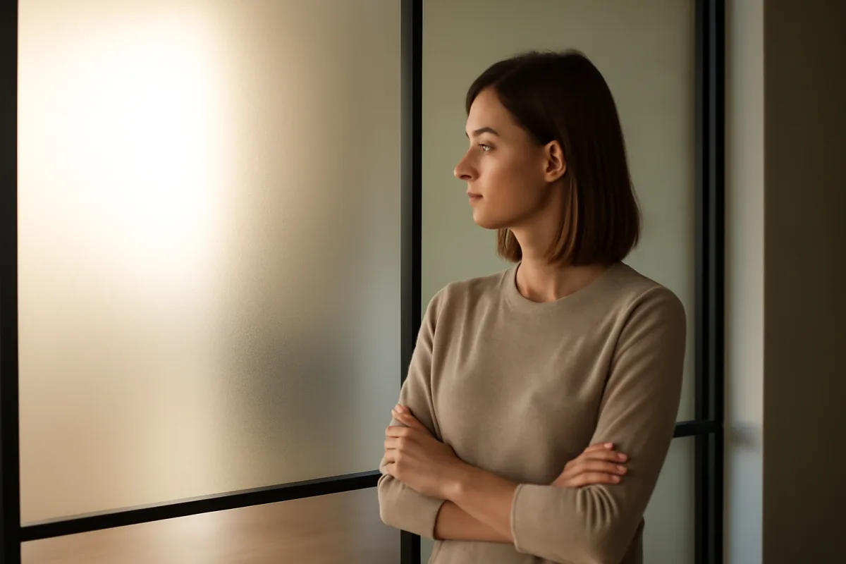 Vetro satinato nei divisori interni: il vantaggio che cambia luce e privacy in una sola scelta